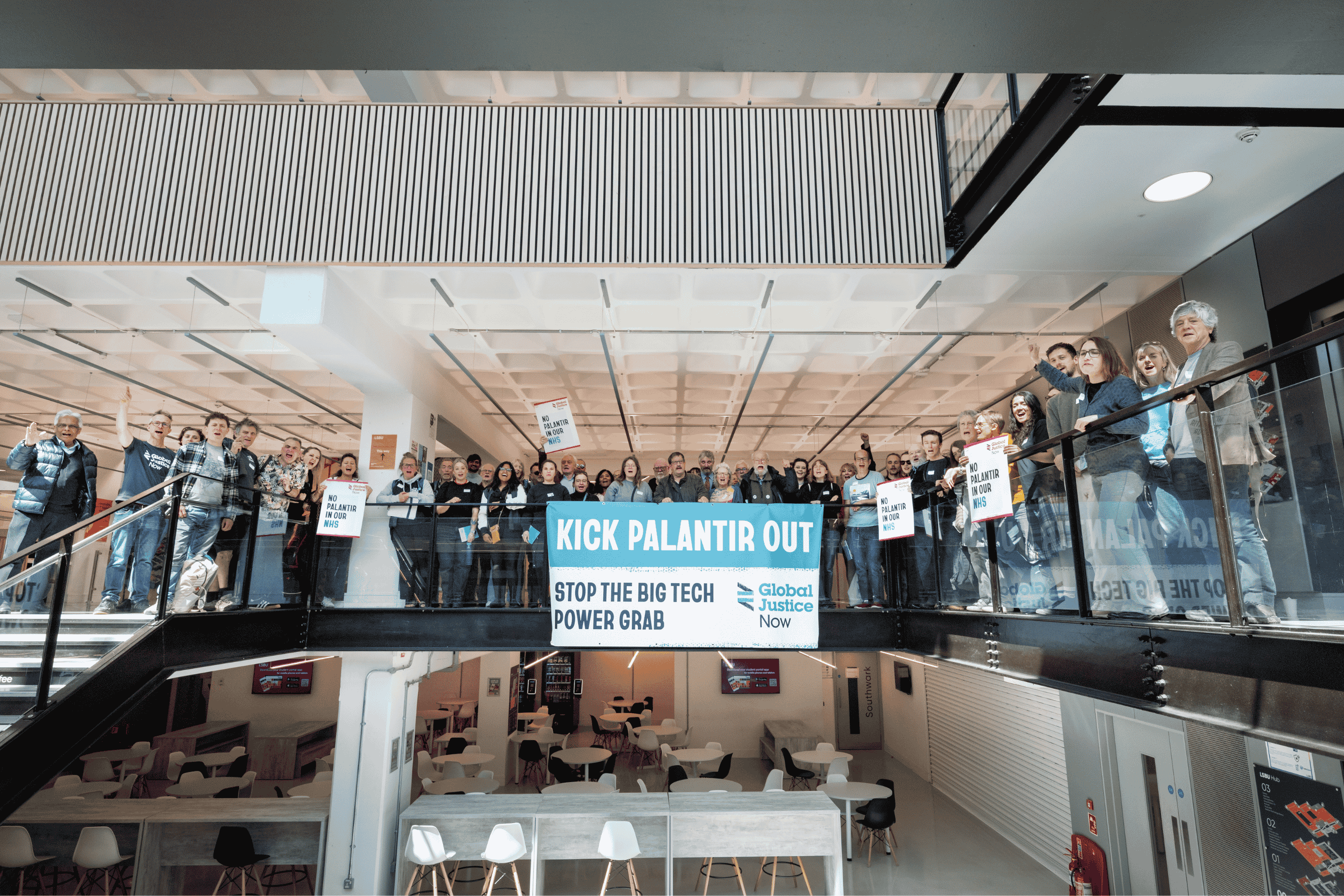 Get Palantir out of UK public services | Global Justice Now