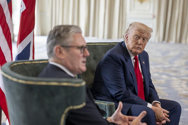Prime Minister Keir Starmer meets US President Donald Trump