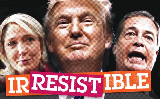 Irresistible, Global Justice Now membership insert, Global Justice Now Trump insert