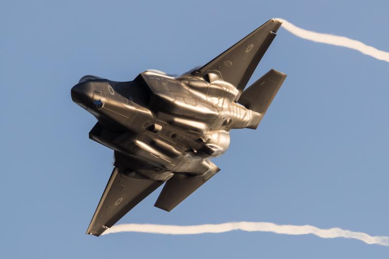 An image of Israeli Air Force F-35 Stealth Fighter jet 